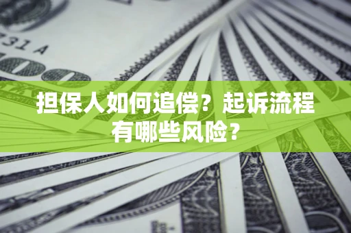 北京担保人如何追偿？起诉流程有哪些风险？