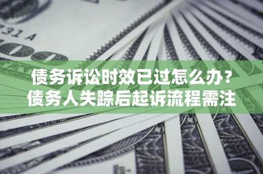 北京债务诉讼时效已过怎么办？债务人失踪后起诉流程需注意什么？